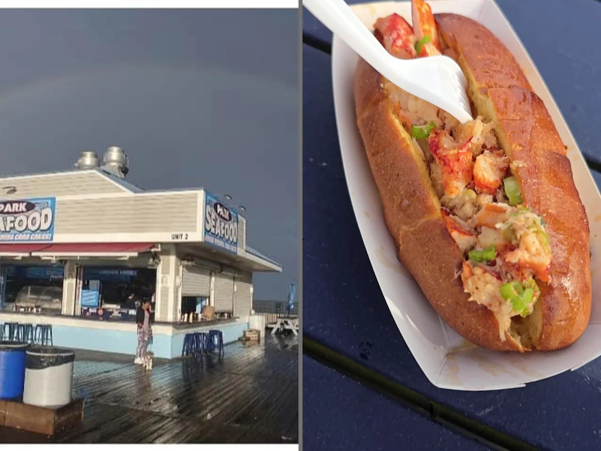 Seafood spot near the Seaside Heights boardwalk