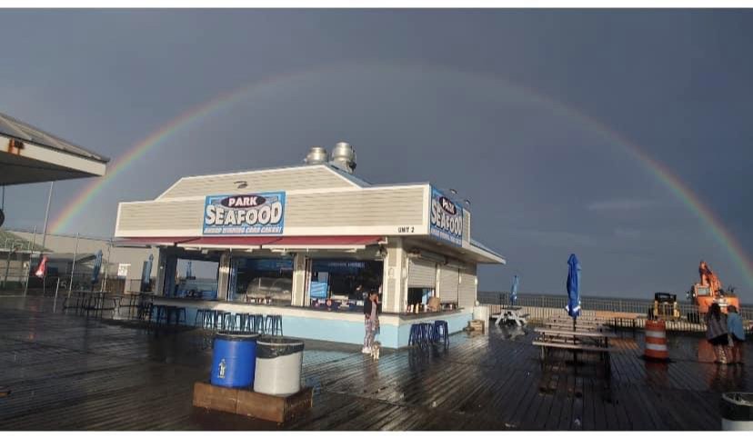Seafood restaurant on the boardwalk